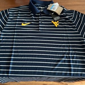 Brand new Nike WVU polo